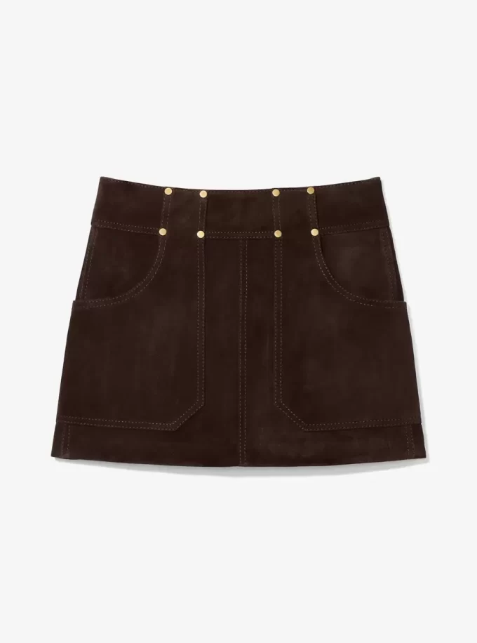 Suede Mini Skirt Suede Mini Skirt