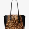 Taryn Large Leopard Print Calf Hair Tote Bag Taryn Large Leopard Print Calf Hair Tote Bag