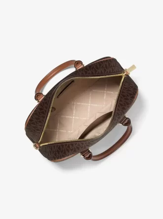 Thompson Medium Signature Logo Satchel