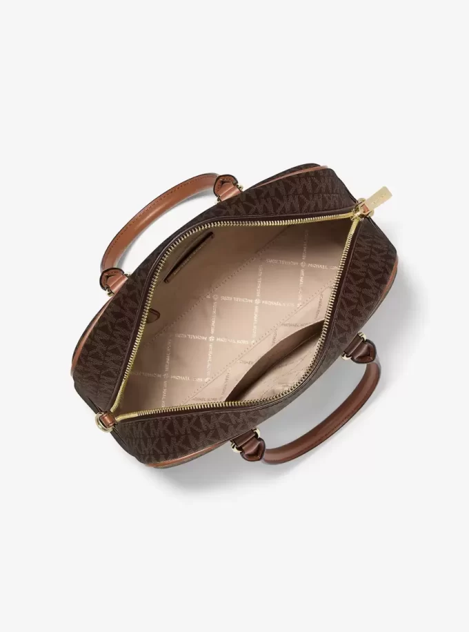 Thompson Medium Signature Logo Satchel Thompson Medium Signature Logo Satchel