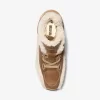 Toni Distressed Leather and Sherpa Trainer