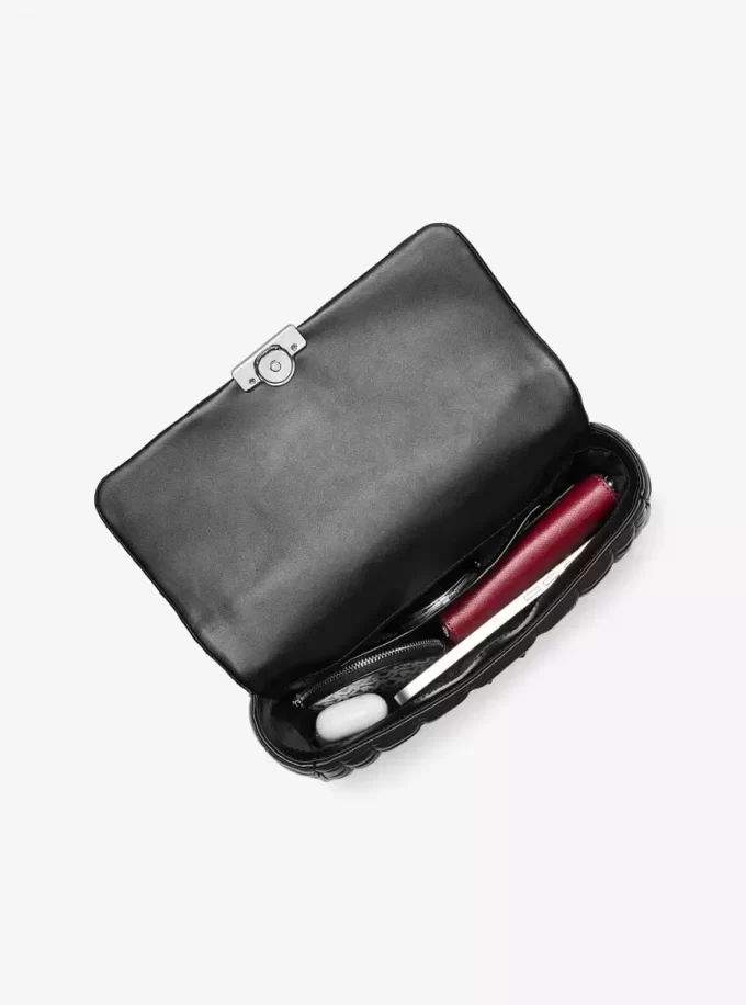 Tribeca Large Quilted Leather Shoulder Bag