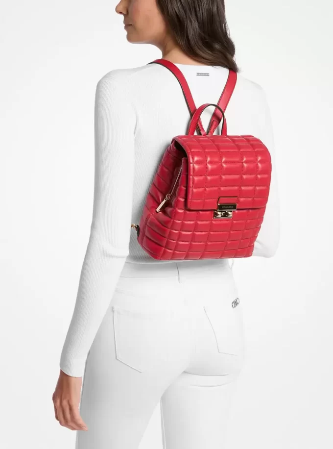 Tribeca Small Quilted Leather Backpack