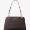 Trisha Large Logo Shoulder Bag