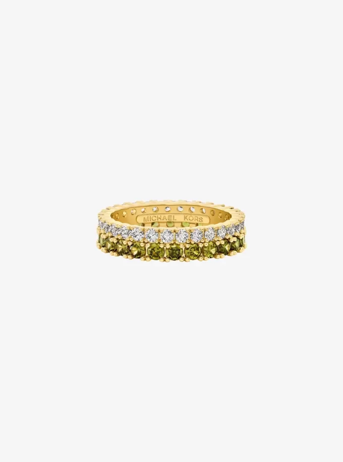 Two-Tone Double Pavé Ring Two-Tone Double Pavé Ring