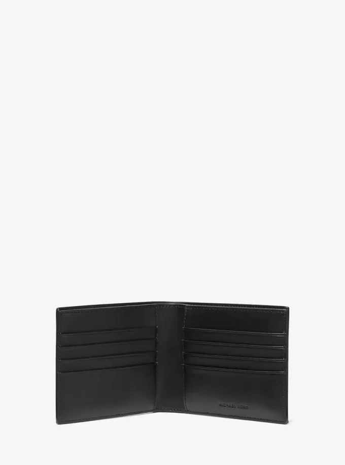 Varick Saffiano Leather Billfold Wallet With Passcase
