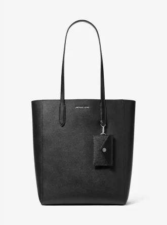 Vincent Large Saffiano Leather Tote Bag with Card Case Vincent Large Saffiano Leather Tote Bag with Card Case