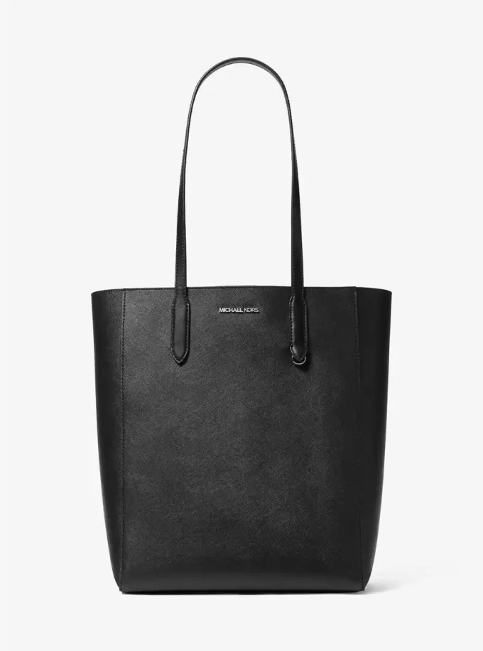 Vincent Large Saffiano Leather Tote Bag with Card Case Vincent Large Saffiano Leather Tote Bag with Card Case