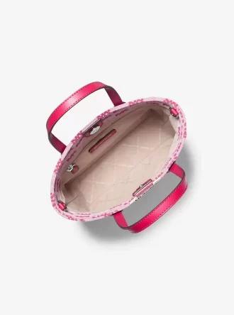 Vincent Small Logo Jacquard Tote Bag with Card Case Vincent Small Logo Jacquard Tote Bag with Card Case