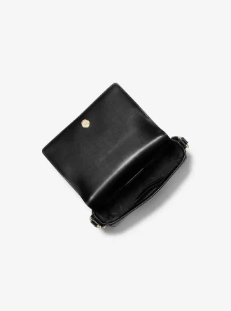 Vincent Small Saffiano Leather Crossbody Bag with Signature Logo Card Case Vincent Small Saffiano Leather Crossbody Bag with Signature Logo Card Case