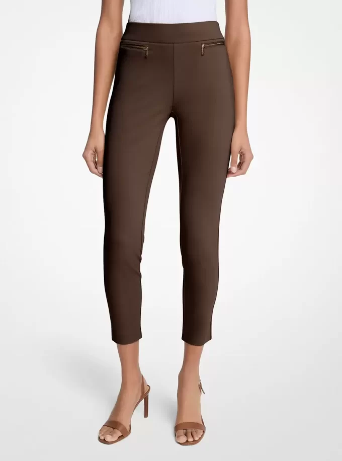 Viscose Blend Zip Pants Viscose Blend Zip Pants