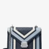 Whitney Medium Color-Block and Signature Logo Shoulder Bag Whitney Medium Color-Block and Signature Logo Shoulder Bag