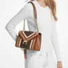 Whitney Medium Color-Block and Signature Logo Shoulder Bag Whitney Medium Color-Block and Signature Logo Shoulder Bag