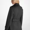 Wool Blend Belted Wrap Coat Wool Blend Belted Wrap Coat