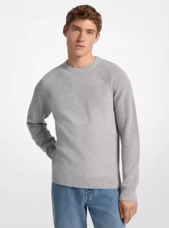 Wool Blend Crewneck Sweater