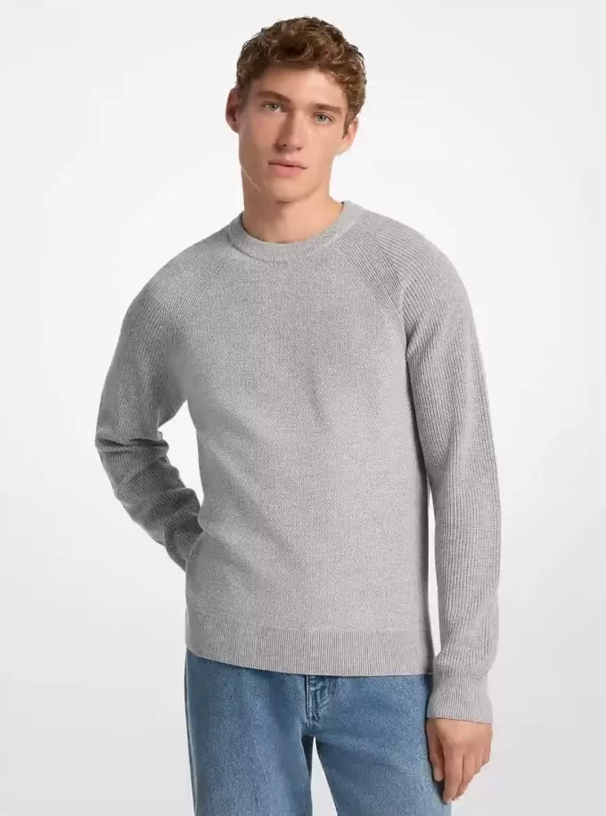Wool Blend Crewneck Sweater