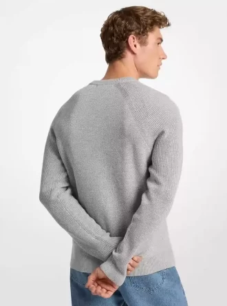 Wool Blend Crewneck Sweater