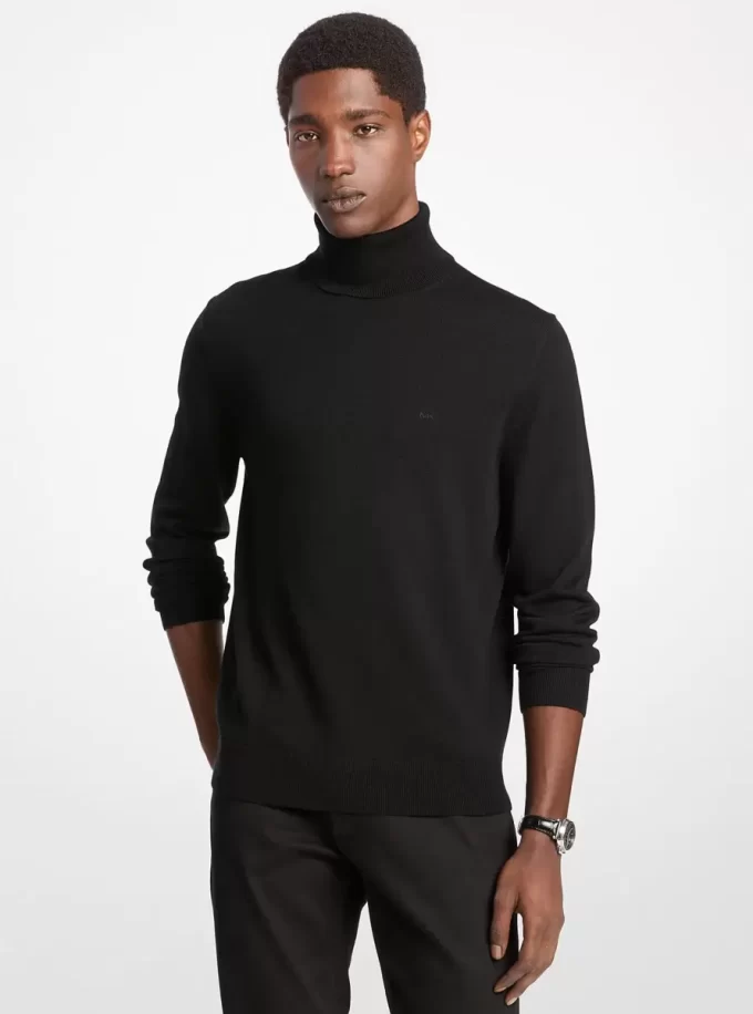 Wool Turtleneck Sweater