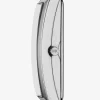 Yazmeen Silver-Tone Bangle Watch